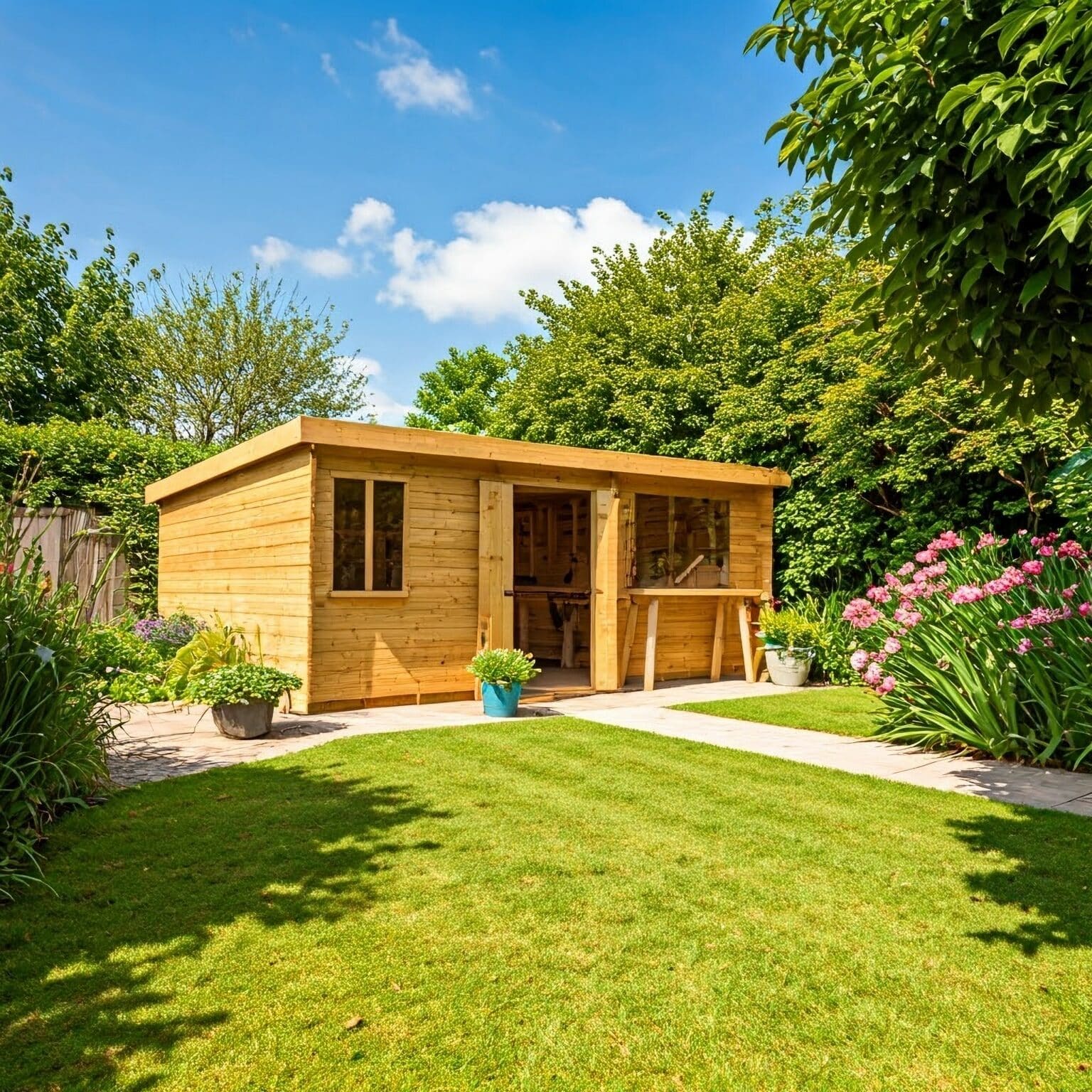 Looking,To,Have,A,Workshop,Shed,In,A,Uk,Garden
